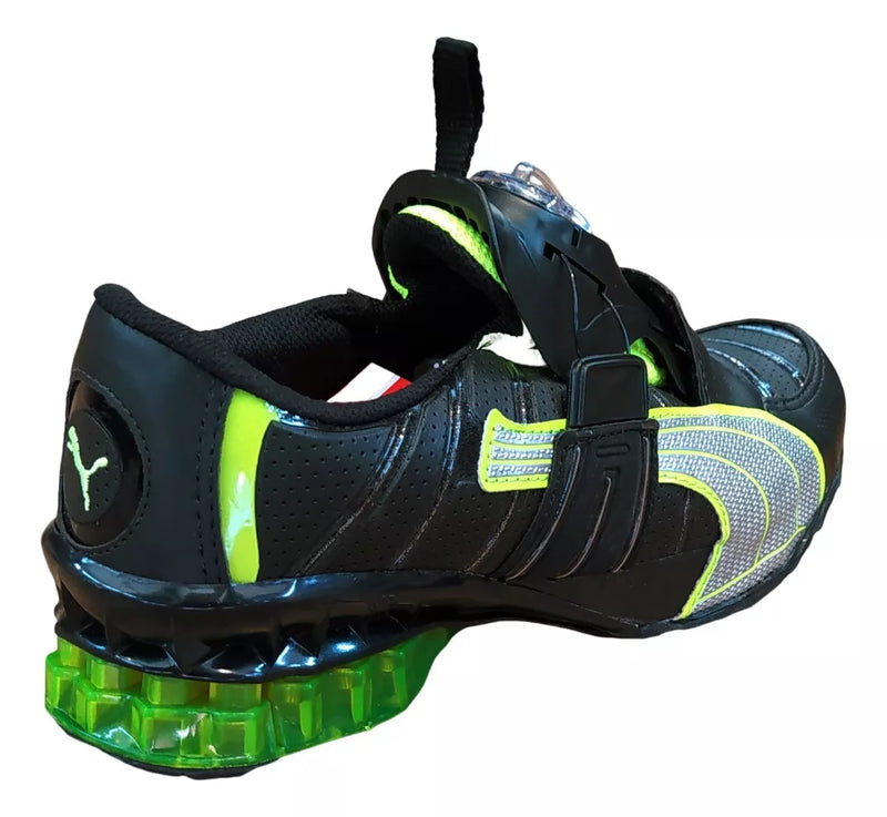 Puma disk sales preto e verde