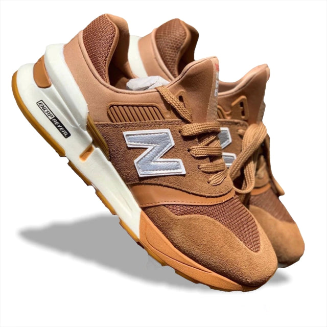 Tênis new balance 997 couro deals marrom